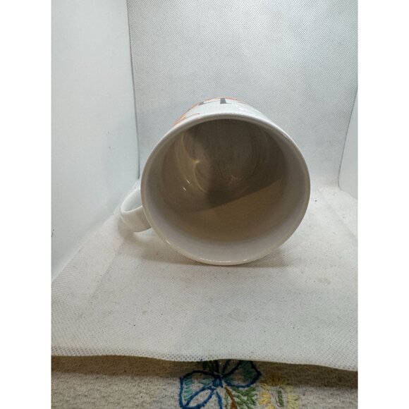 Starbucks 2005 Guanajuato City Collector Mug White & Orange Ceramic 14 Oz - Picture 3 of 8